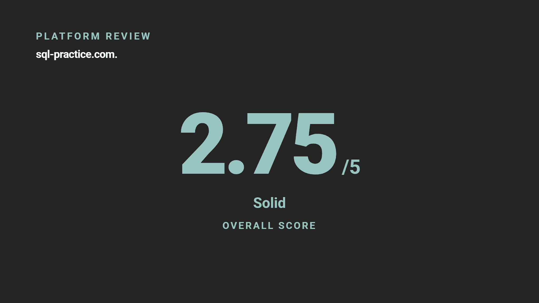 Reviews of the Best Online SQL Practice Platforms
