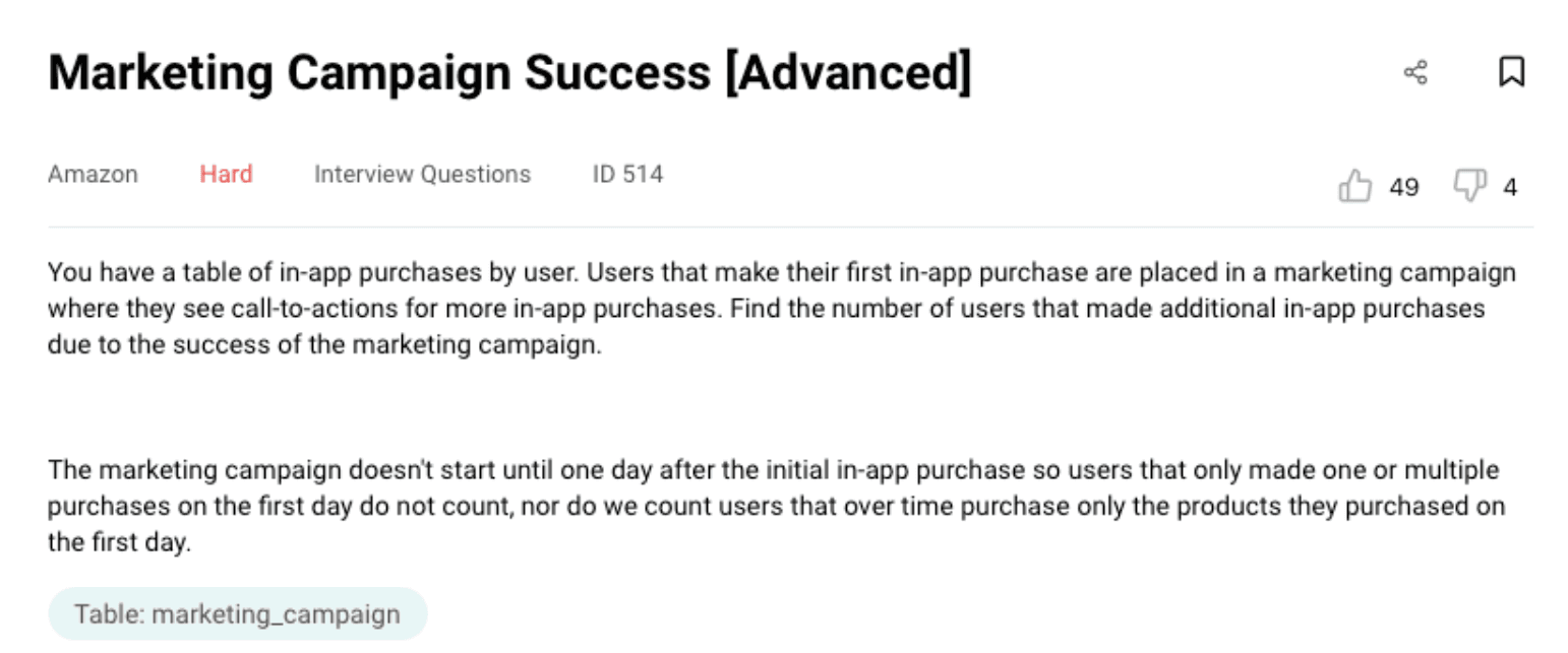 Data Science Interview Question from Amazon