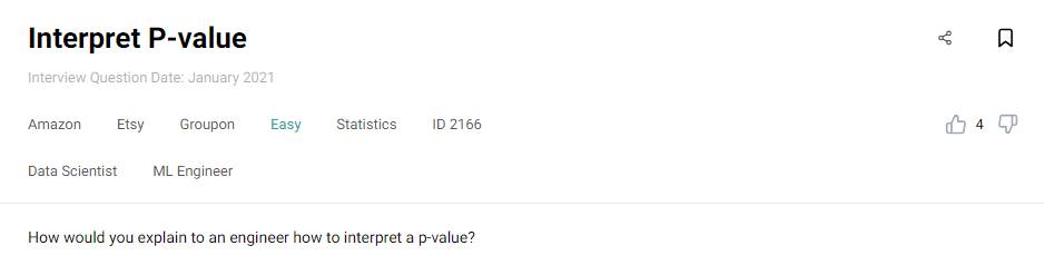Non coding product analyst interview question