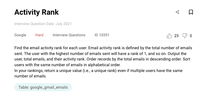 Python data engineer interview question from Google