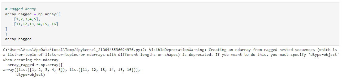 Multi-dimensional array Error