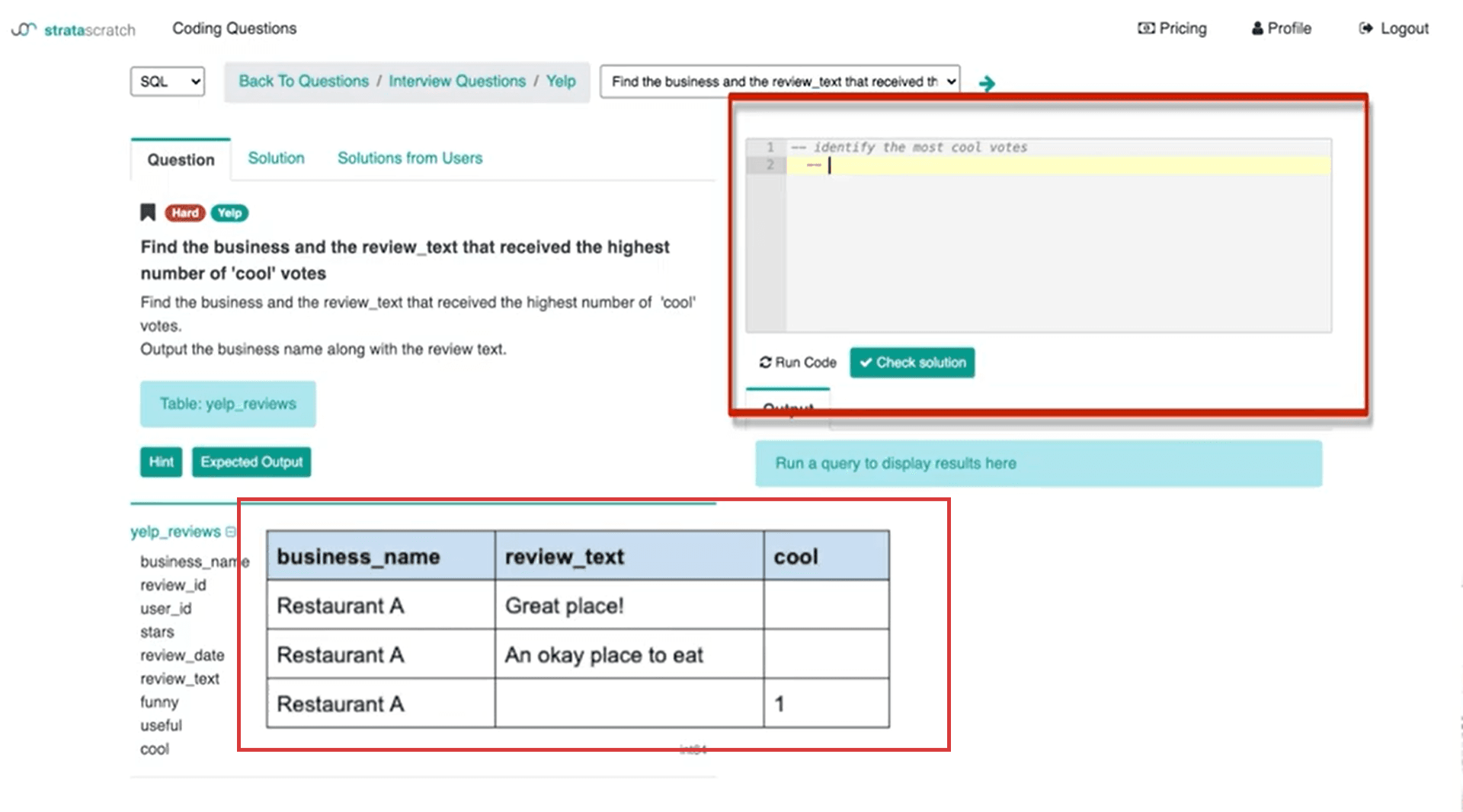 how to organize data science interview solution