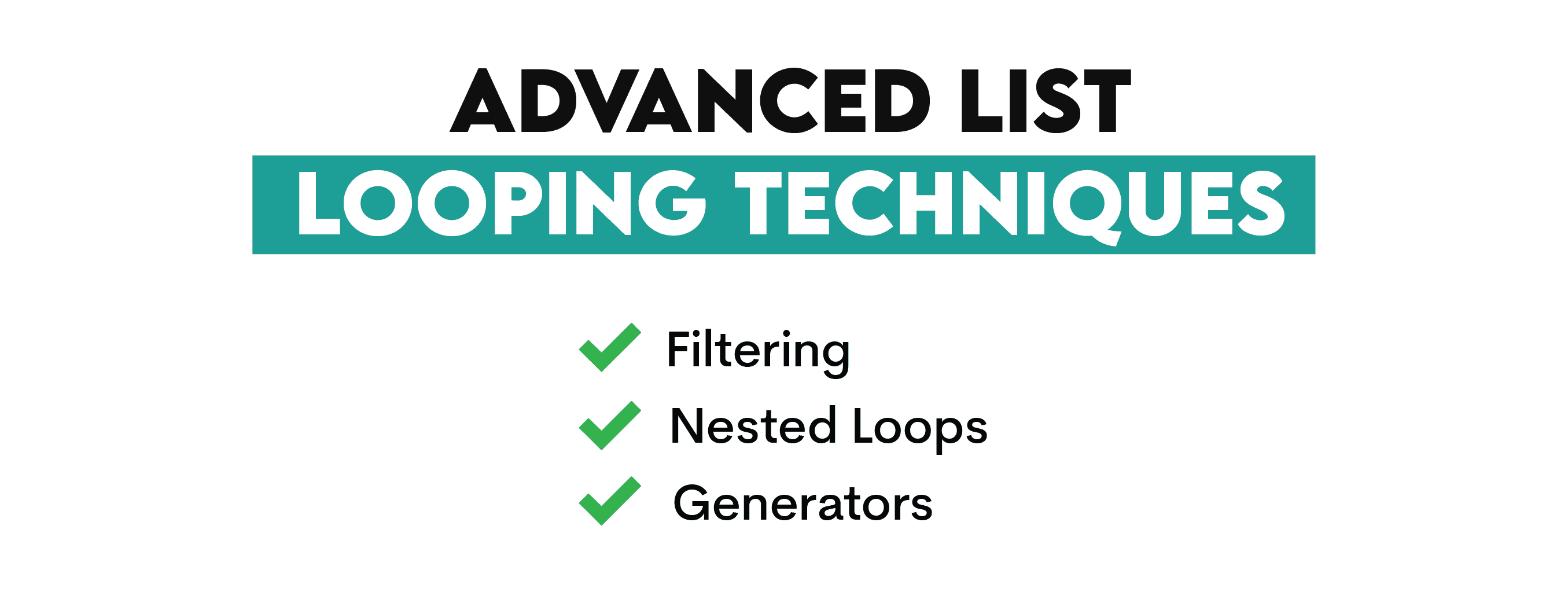 Alt text: Techniques for Looping Through Lists in Pythpn