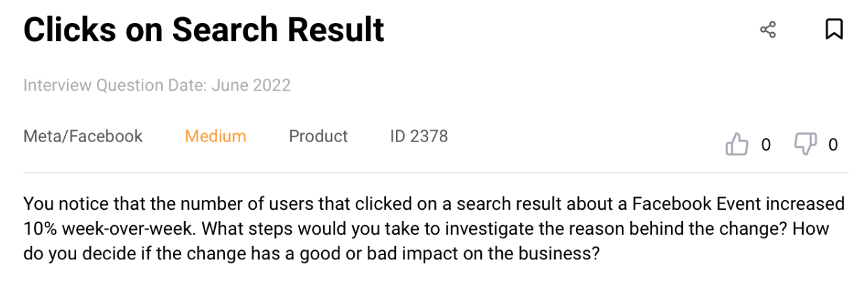 Data Science Interview Question from Facebook