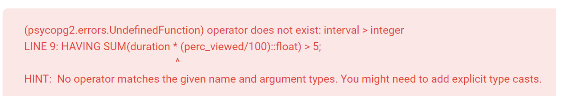 Output Error for Facebook Interview Question