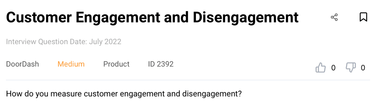 Data Science Interview Question from DoorDash
