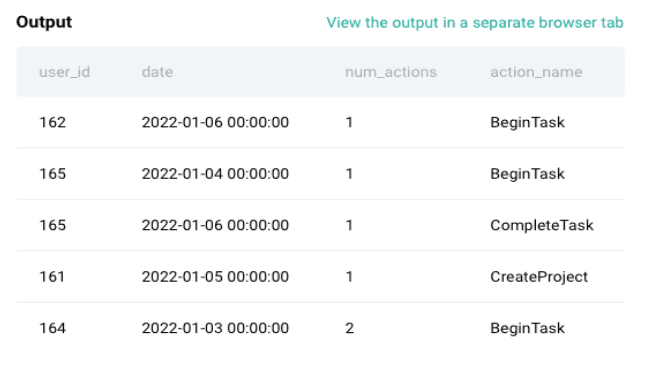 Dataset for Python data engineer interview question from Asana