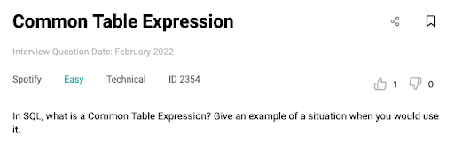 Data Engineer Interview Question from Spotify