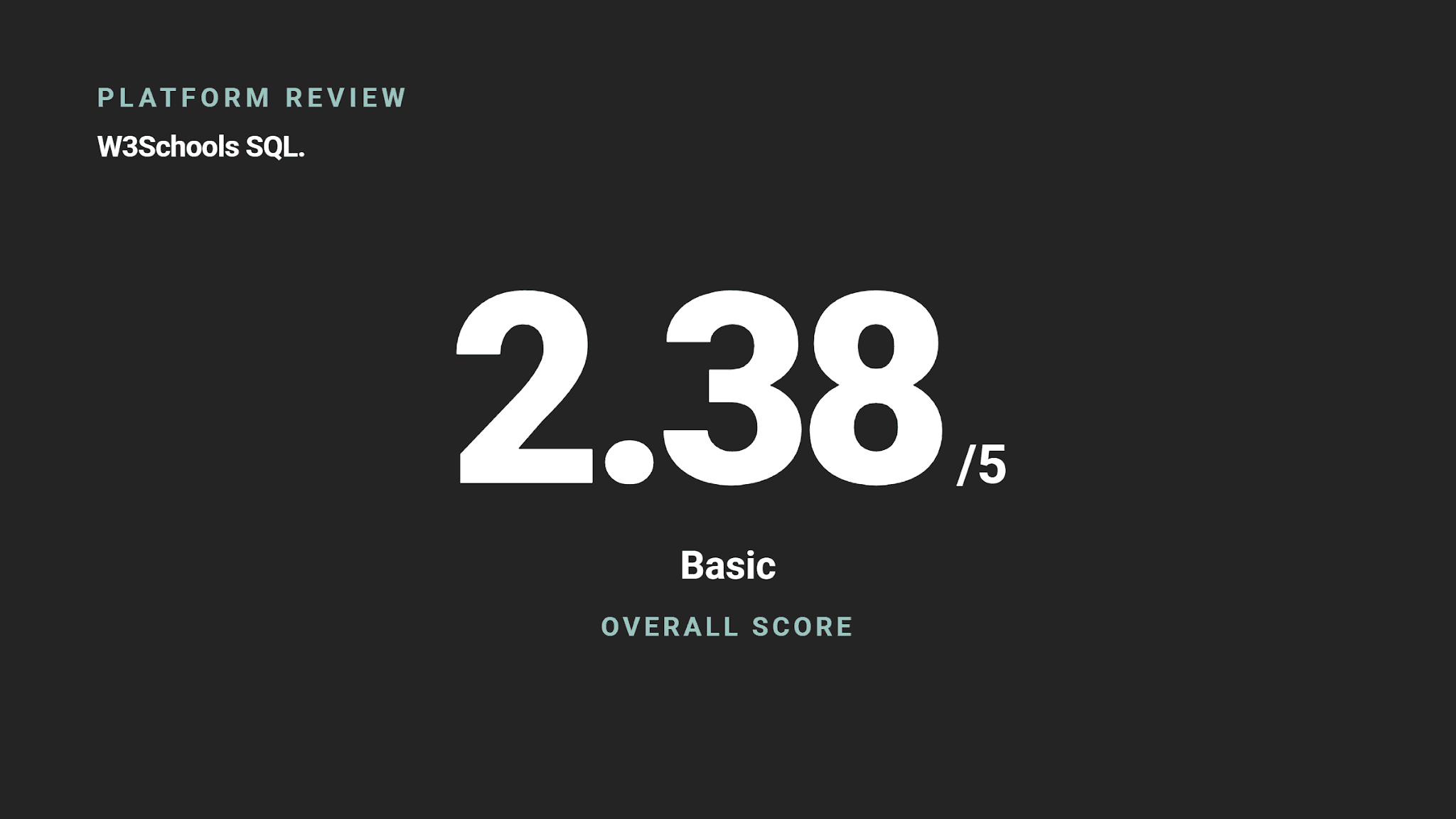 Reviews of the Best Online SQL Practice Platforms