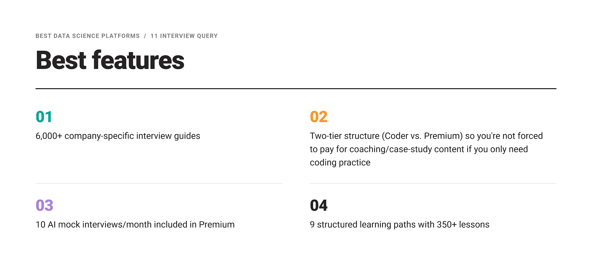 Data Science Platforms Best Features
