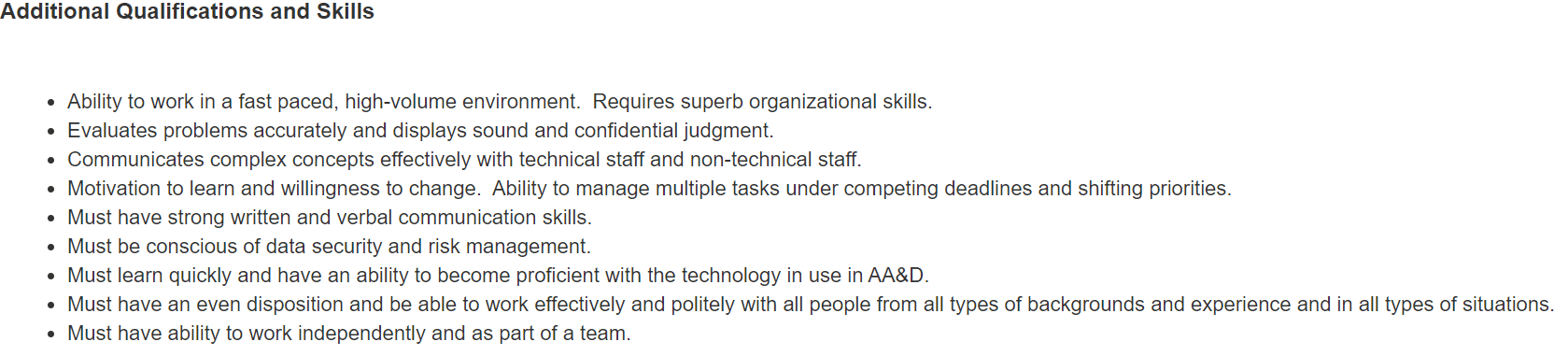 Harvard Remote Data Analysts Job Description