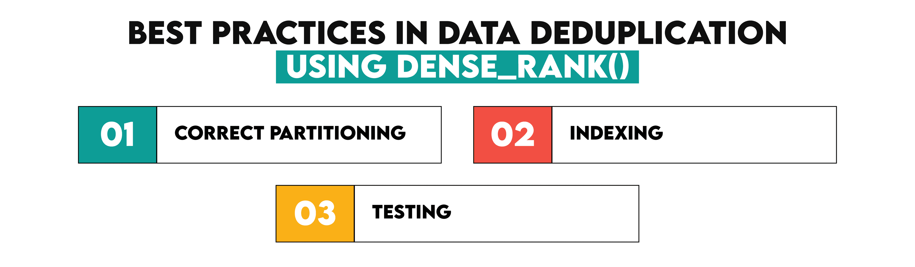 Best Practices to Ensure Accurate and Efficent Deduplication in SQL