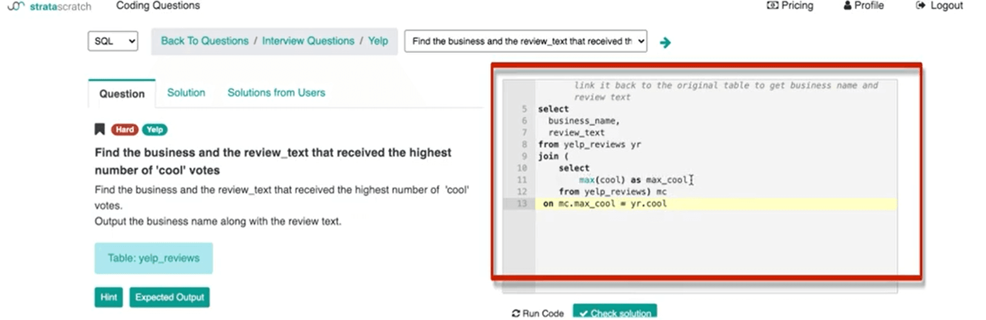 how to answer data science interview questions