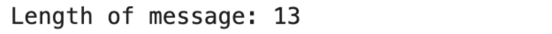 Using length function with Python string method