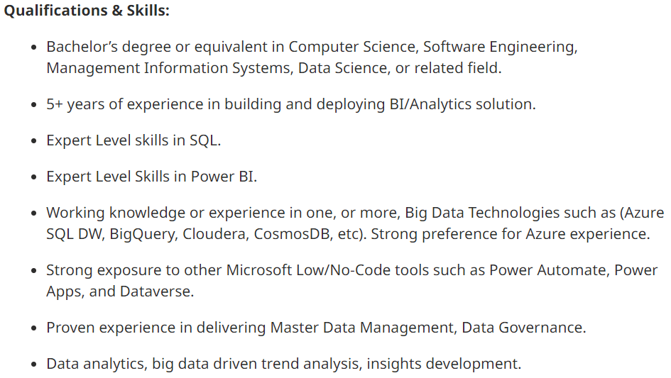 Coca Cola Remote Data Analysts Job Description