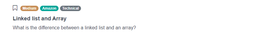 Amazon Data Science Interview Question for Linked list and Array