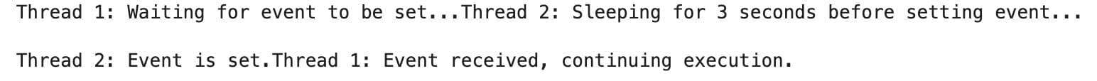 Python Wait Method for Synchronizing Threads