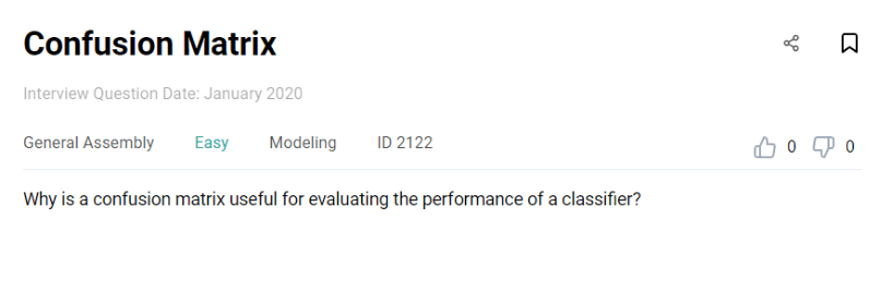 Machine Learning Engineer Interview Question from General Assembly