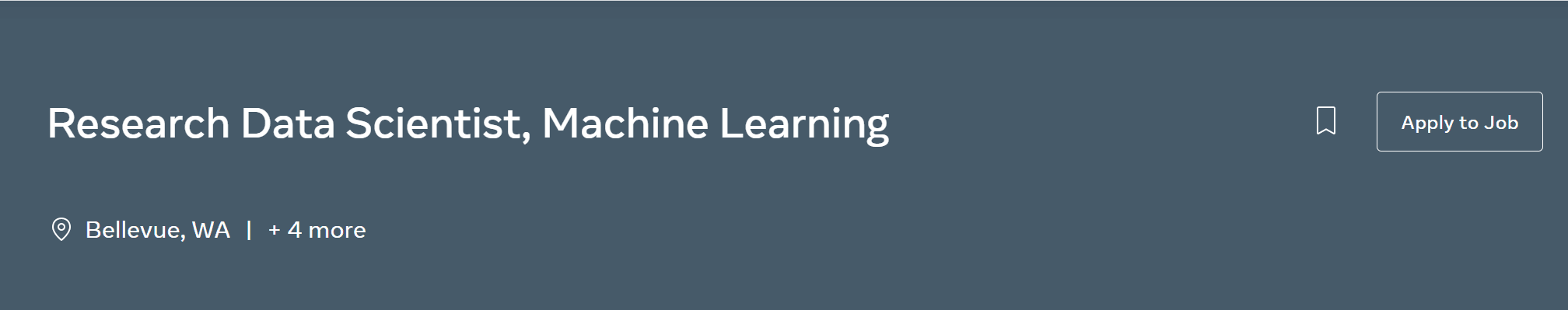 Facebook research data scientist job post example