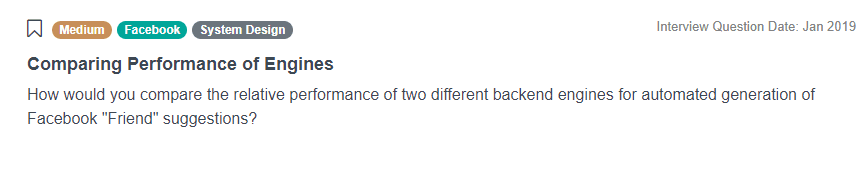 Data Analytics Interview Question for Comparing Performance