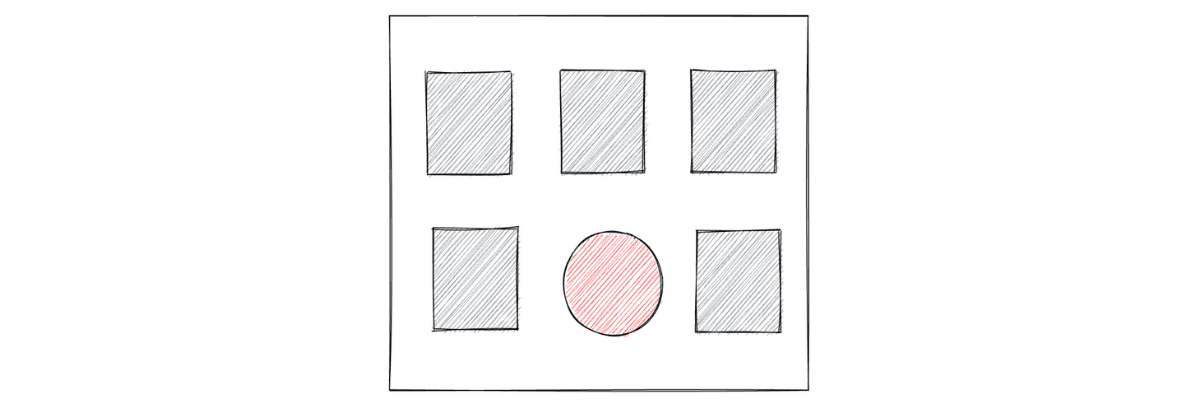 Six arbitrarily illustration to understand anomaly detection in machine learning