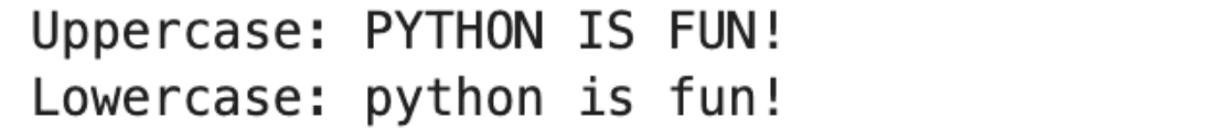 Transforming Text in Python String Methods