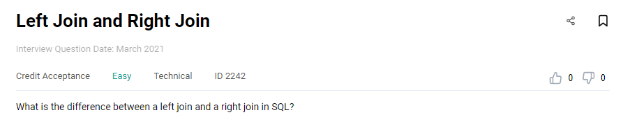 Business analyst interview question from Credit Acceptance