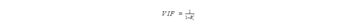 Variance Inflation Factor