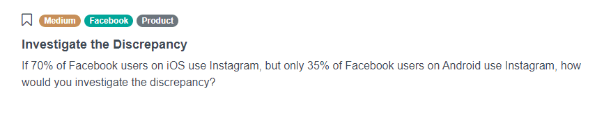 Investigate the Discrepancy