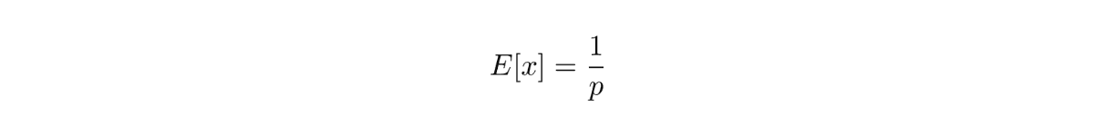 geometric distribution