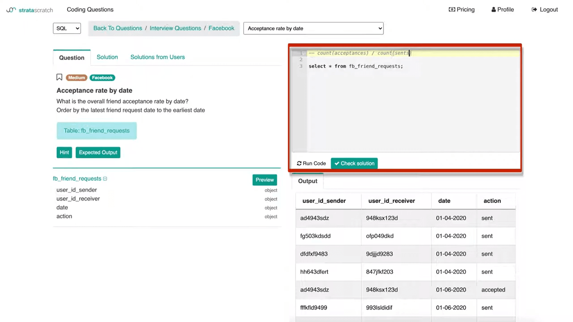 Discussing trade offs in a data science interview
