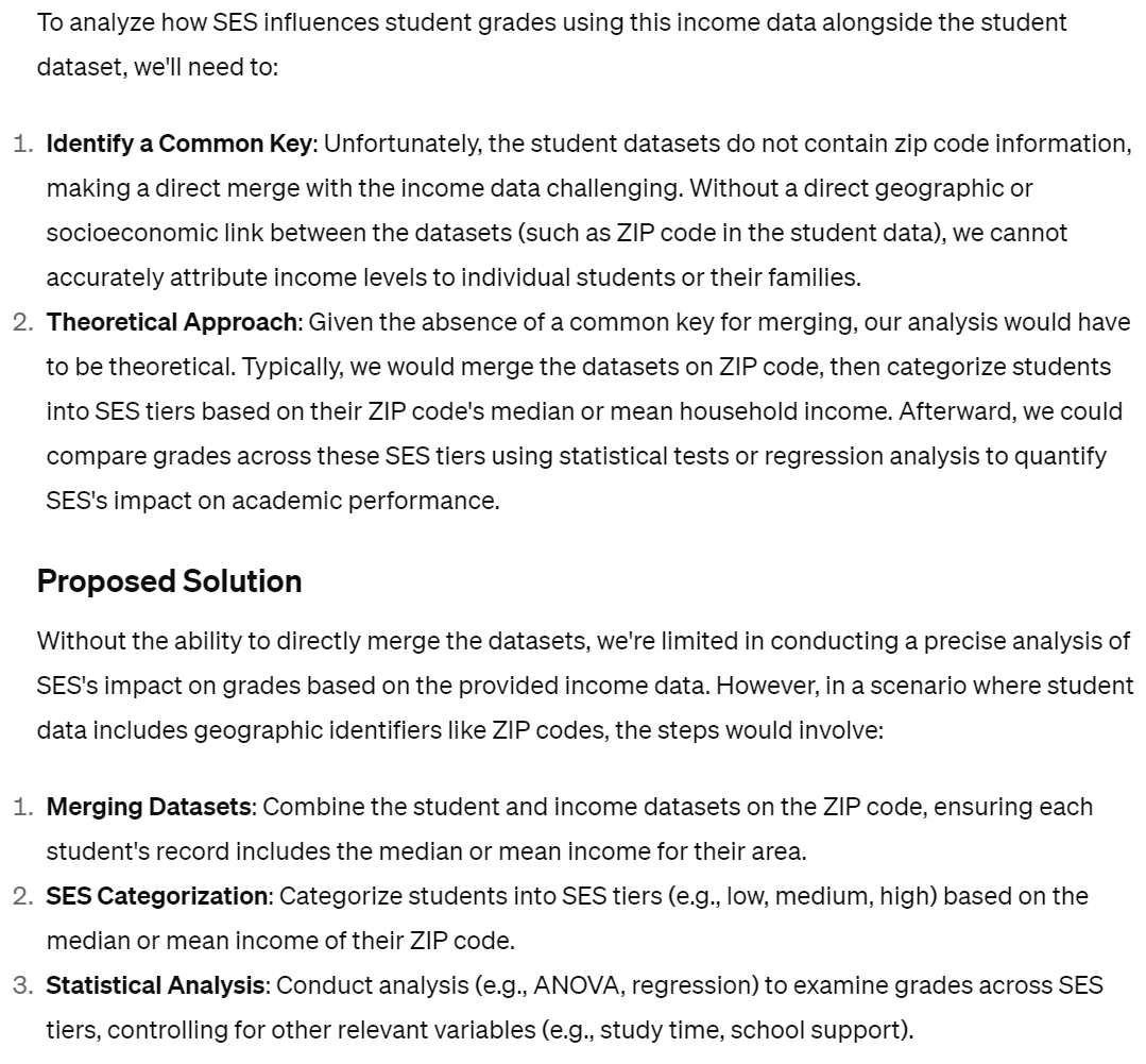 Chatgpt Fails to Understand Data Science Project