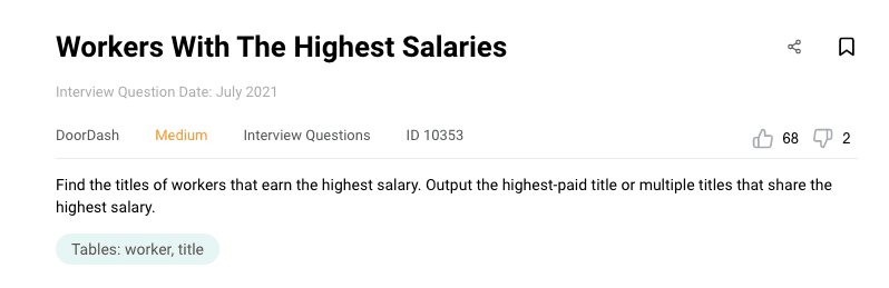 Python data engineer interview question from DoorDash