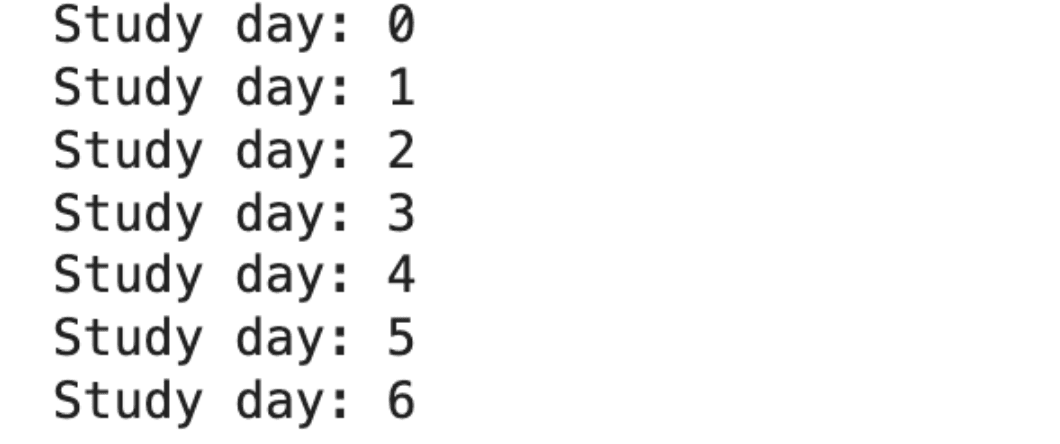 Use of range function in python loop