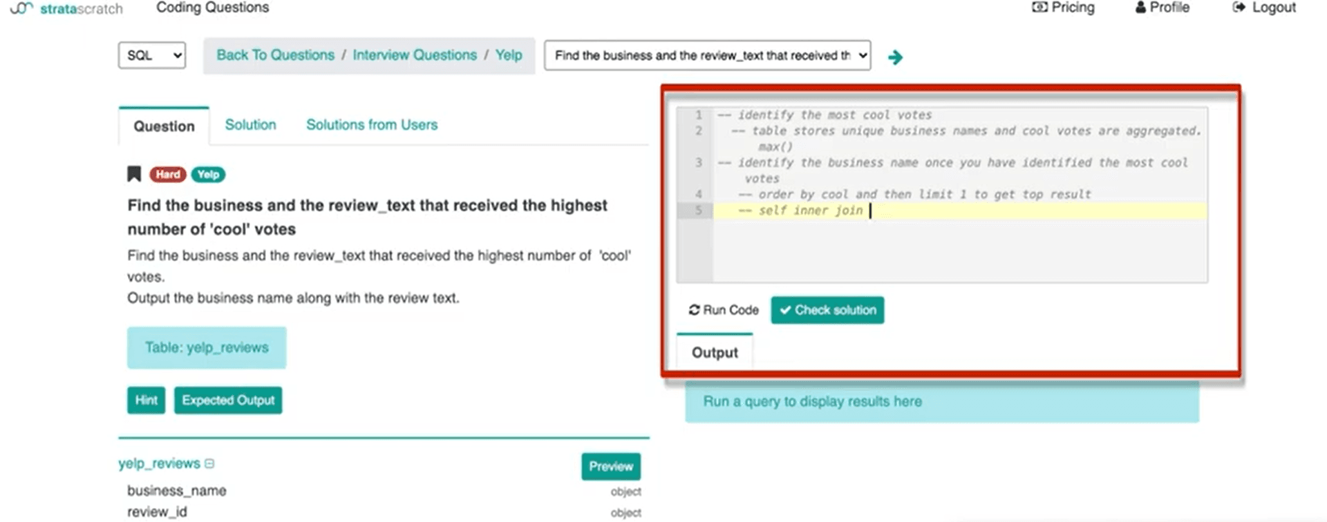 answering data science interview questions